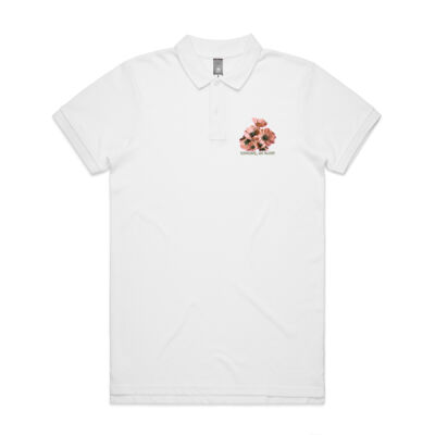 Together, We Bloom – Poppy Flower Apparel  - Pique Polo Thumbnail