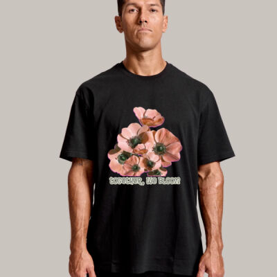 Together, We Bloom – Poppy Flower Apparel  - Simple Tee Hemp - UNISEX  Thumbnail