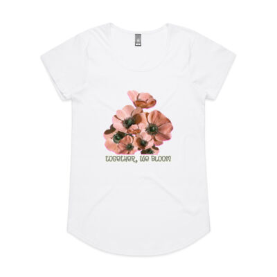 Together, We Bloom – Poppy Flower Apparel  - Mali Tee Thumbnail