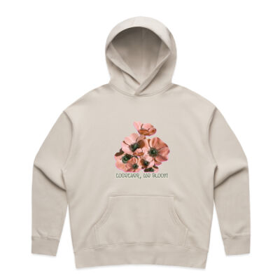 Together, We Bloom – Poppy Flower Apparel  - Womens Relax Hood Thumbnail