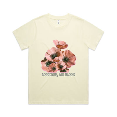 Together, We Bloom – Poppy Flower Apparel  - Women's Classic Tee Thumbnail