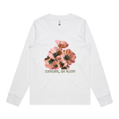 Together, We Bloom – Poppy Flower Apparel  - Dice Long Sleeve Thumbnail