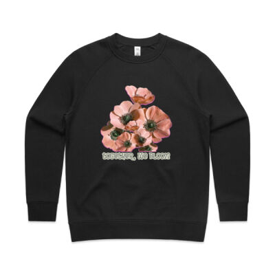 Together, We Bloom – Poppy Flower Apparel  - Womens Supply Crew  Thumbnail