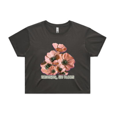 Together, We Bloom – Poppy Flower Apparel  - Faded Crop Thumbnail