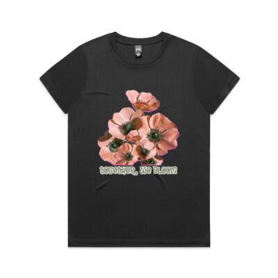 Together, We Bloom – Poppy Flower Apparel  - Maple Active Tee Thumbnail