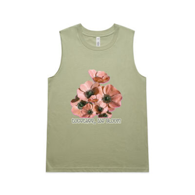 Together, We Bloom – Poppy Flower Apparel  - Wo's Upside Tank Thumbnail