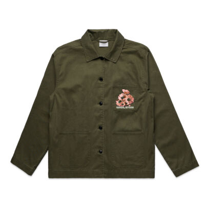 Together, We Bloom – Poppy Flower Apparel  - Ladies Chore Jacket Thumbnail