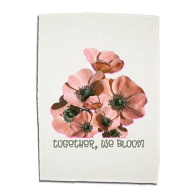 Together, We Bloom – Poppy Flower Apparel  - Linen Tea Towels Thumbnail