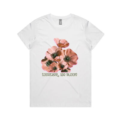Together, We Bloom – Poppy Flower Apparel  - Maple Tee Thumbnail