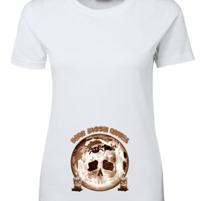 Dark Moon Ritual Skull & Candle Tee - Ladies Special Tee Thumbnail
