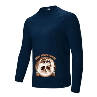 Dark Moon Ritual Skull & Candle Tee - Ladies Long Sleeve Rashie Thumbnail