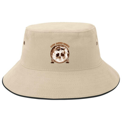 Dark Moon Ritual Skull & Candle Tee - Sandwich Brim Bucket Hat Thumbnail