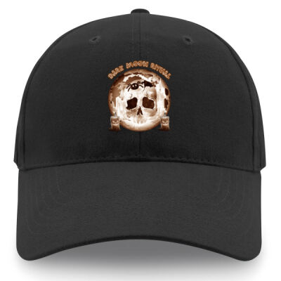 Dark Moon Ritual Skull & Candle Tee - Premium Soft Cotton Cap Thumbnail