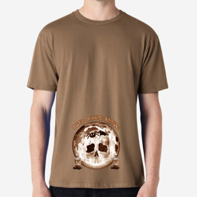 Dark Moon Ritual Skull & Candle Tee - Adult Midweight Classic-Fit Crew Tee Thumbnail