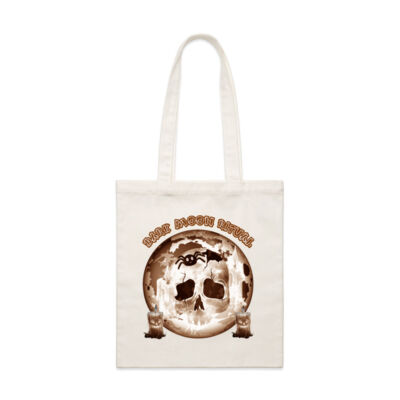 Dark Moon Ritual Skull & Candle Tee - Hemp Tote Thumbnail
