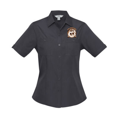 Dark Moon Ritual Skull & Candle Tee - Womens Bondi Short Sleeve Shirt Thumbnail