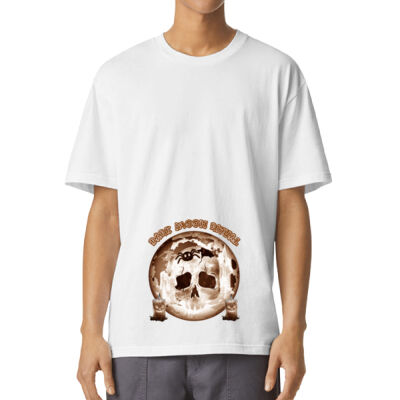 Dark Moon Ritual Skull & Candle Tee - Sueded Unisex Crewneck T-Shirt Thumbnail