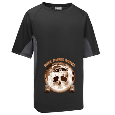 Dark Moon Ritual Skull & Candle Tee - Element Sports Tee Thumbnail
