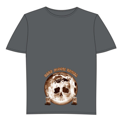 Dark Moon Ritual Skull & Candle Tee - Fine Jersey Unisex T-Shirt Thumbnail
