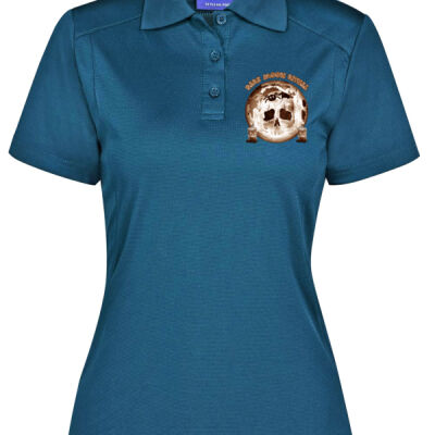 Dark Moon Ritual Skull & Candle Tee - LUCKY BAMBOO POLO Ladies Thumbnail