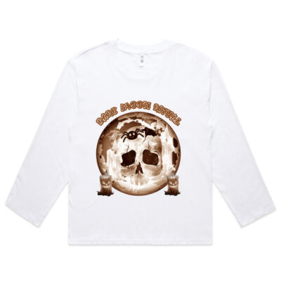 Dark Moon Ritual Skull & Candle Tee - Wo's Martina L/S Tee Thumbnail