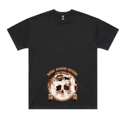 Dark Moon Ritual Skull & Candle Tee - Classic Oversized Tee Thumbnail