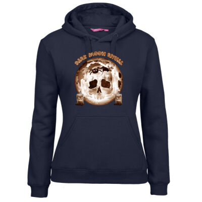 Dark Moon Ritual Skull & Candle Tee - Ladies Fleecy Hoodie Thumbnail