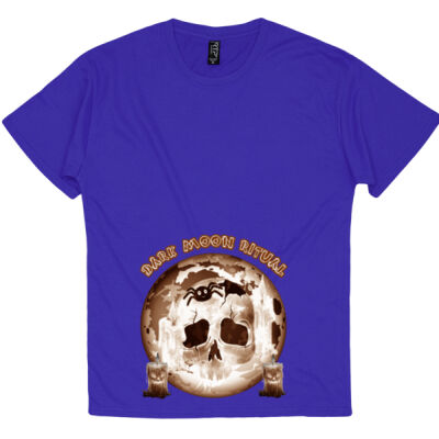 Dark Moon Ritual Skull & Candle Tee - ON SALE Unisex Tshirt    Thumbnail