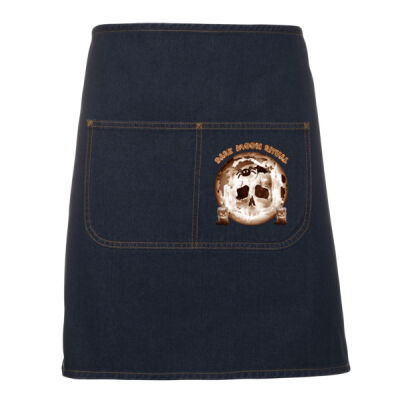 Dark Moon Ritual Skull & Candle Tee - Waist Denim Apron (Including Strap) Thumbnail
