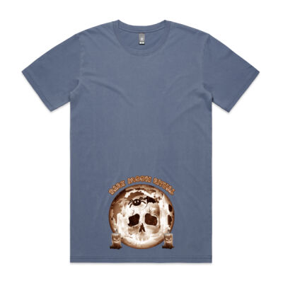 Dark Moon Ritual Skull & Candle Tee - Mens Faded Tee Thumbnail