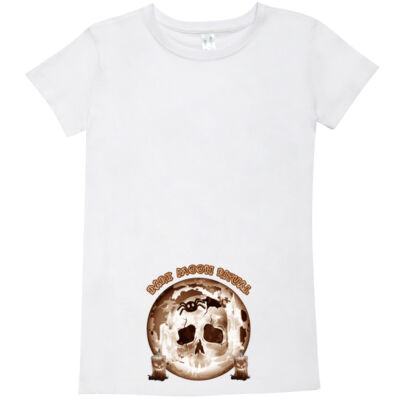 Dark Moon Ritual Skull & Candle Tee - Ladies Modern Fit Tee Thumbnail