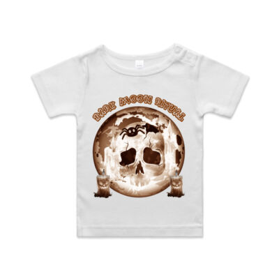 Dark Moon Ritual Skull & Candle Tee - Wee Tee Thumbnail