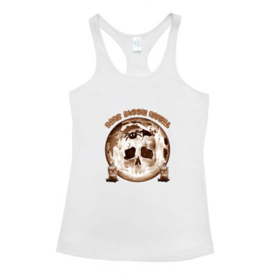 Dark Moon Ritual Skull & Candle Tee - Kids T-back Singlet Thumbnail