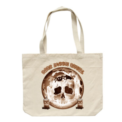 Dark Moon Ritual Skull & Candle Tee - Mall Bag Thumbnail