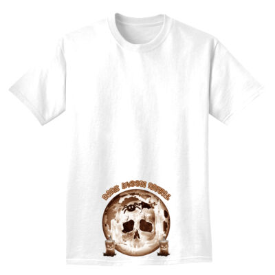 Dark Moon Ritual Skull & Candle Tee - Heavyweight Adult T-Shirt Thumbnail