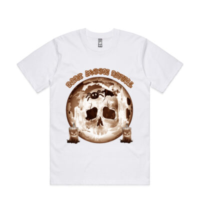 Dark Moon Ritual Skull & Candle Tee - Mens Classic Minus Tee  Thumbnail