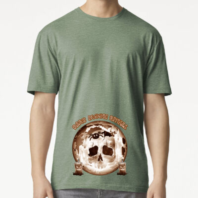 Dark Moon Ritual Skull & Candle Tee - Softstyle Adult T-Shirt Thumbnail