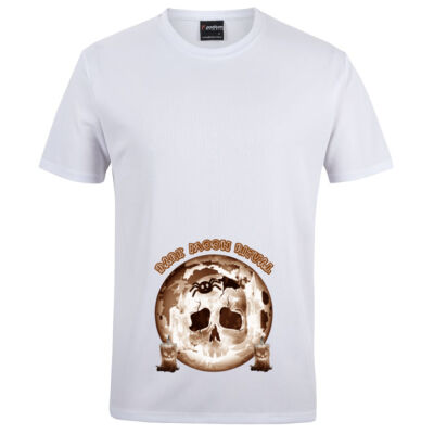 Dark Moon Ritual Skull & Candle Tee - Adults Podium Poly Tee Thumbnail