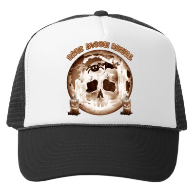 Dark Moon Ritual Skull & Candle Tee - Truckers Cap - Mesh Back Thumbnail