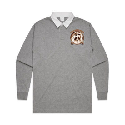 Dark Moon Ritual Skull & Candle Tee - Mens Rugby Jersey Thumbnail