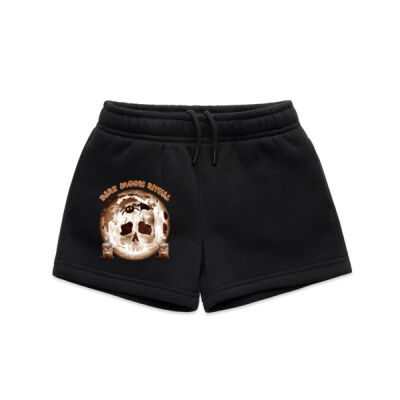 Dark Moon Ritual Skull & Candle Tee - Kids Relax Track Shorts Thumbnail