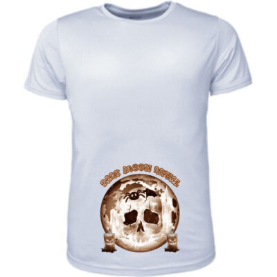 Dark Moon Ritual Skull & Candle Tee - Mens Brushed Tee Shirt Thumbnail