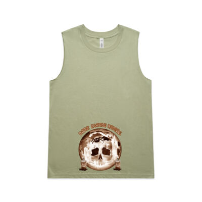 Dark Moon Ritual Skull & Candle Tee - Wo's Upside Tank Thumbnail