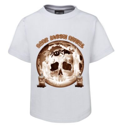 Dark Moon Ritual Skull & Candle Tee - Kids Special Tee Thumbnail