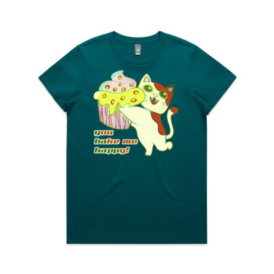Cute Cat Cupcake Design - Maple Tee Thumbnail
