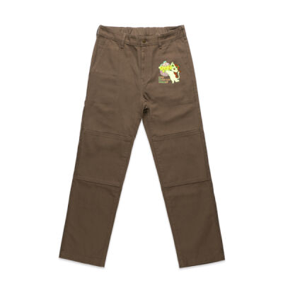 Cute Cat Cupcake Design - Mens Canvas Pants Thumbnail