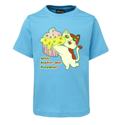 Cute Cat Cupcake Design - JB's Kids Tee Thumbnail
