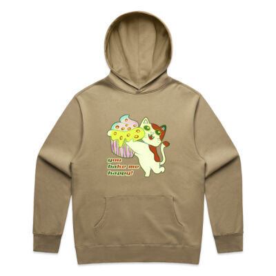 Cute Cat Cupcake Design - Mens Relax Hood Thumbnail
