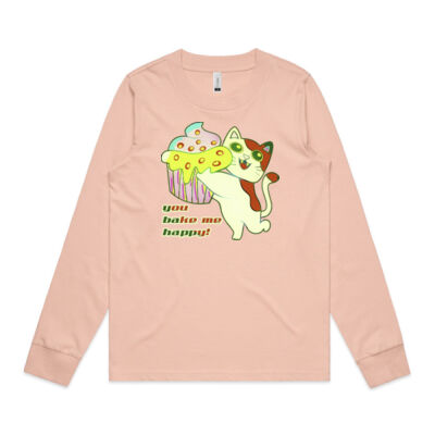 Cute Cat Cupcake Design - Dice Long Sleeve Thumbnail