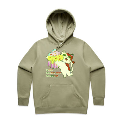 Cute Cat Cupcake Design - Women's Stencil Hoodie Thumbnail